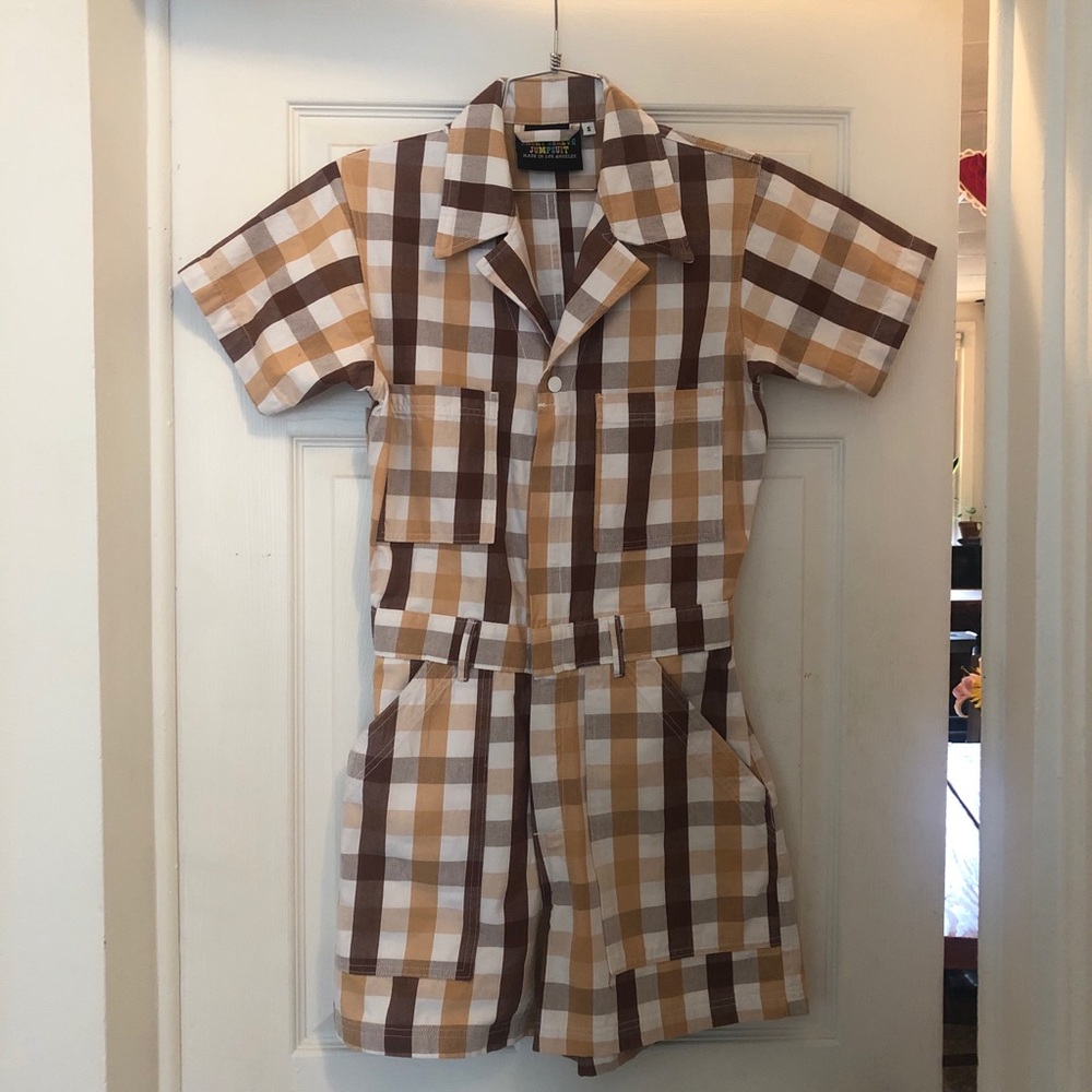 NWOT Big Bud Press Short Sleeve Shorts Jumpsuit